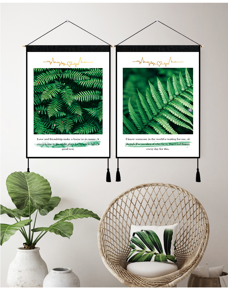 bức tranh vải Bắc Âu hiện đại lối triple thảm trang trí tường nhà tatami phòng ngủ banners sơn trang trí treo vải - Tapestry thảm trang trí sofa