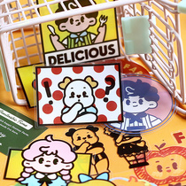 Miss Card New Product Fantasy Farm Sticker Package Creative Cartoon Cartoon pvc Waterproof Mobile Phone Handbook Decorative Sticker