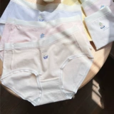 Кролик, нижнее белье, антибактериальные штаны, дышащая поясная сумка, осенние трусы, средняя посадка, с акцентом на бедрах