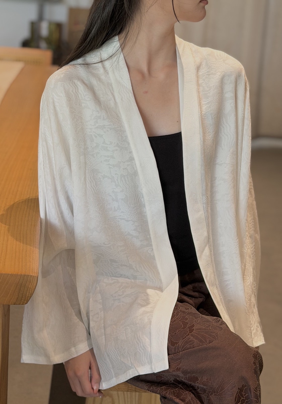 Pre-Woven 26 Summer New Collection, Traditional Ironwood Machine with Smooth Edges, Handmade Brocade, Hanfu-Style Robe, Phoenix and Peony Design Pre-Woven 26 Summer New Collection, Traditional Ironwood Machine with Smooth Edges, Handmade Brocade, Hanfu-Style Robe, Phoenix and Peony Design