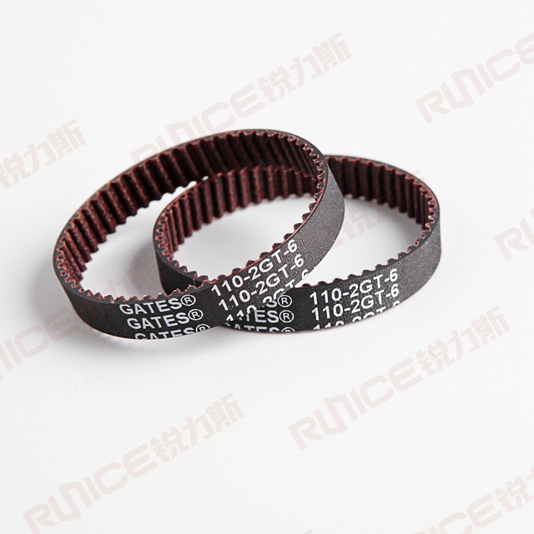 Gates strap (GATES) 110-2GT-6 RF brown tooth surface dust resistant tensile belt SMT strap