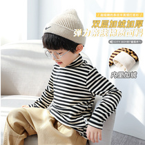 Many boys base shirt long sleeves spring and autumn spring clothes 2021 childrens T-shirt childrens clothes