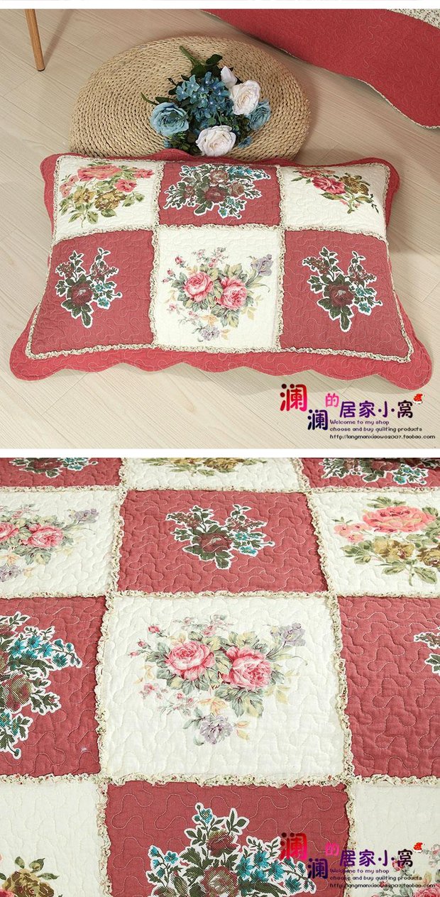 Sâu bướm Hàn Quốc thực sự chống lại bông giặt cao cấp được giặt bằng máy điều hòa không khí được bao phủ bởi ba bộ bốn vỏ gối ga giường chống thấm nước