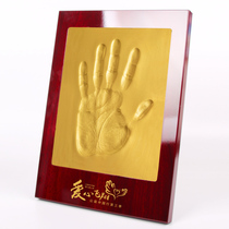 Star handprint business hand model star handprint mud hand and foot print souvenir enlarged palm mold adult and children medal