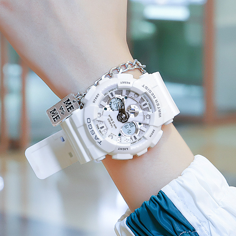 Unicorn Electronic Watches Men Machinery Beginne High Primary And Secondary School Raw Women's Trendy White Summer New Concept Movement