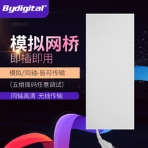  Elevator monitoring analog bridge Analog camera Analog BNC wireless elevator monitoring transceiver 5 8G bridge