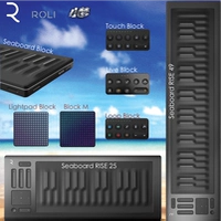 Roli Seaboard Lightpad блокирует MIDI Controller Keyboard Key Кампания Strike Newcomer Введение