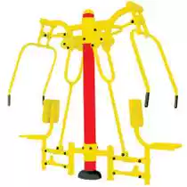 Outdoor path fitness equipment Community Fitness Equipment double seat pusher