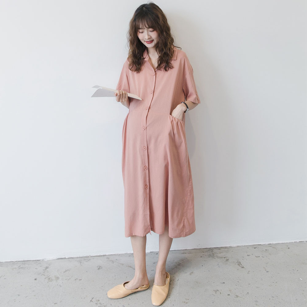 Maternity clothes, summer clothes, summer clothes, children's long version, thin section, fashionable western style shirts, breastfeeding, short sleeves, Korean version, high-end sense