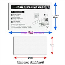 Cleaning card 0 3mm thin card - cleaning ticket printer cleaning ticket printer cleaning card
