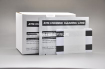 ATM Automatic Deposit Machine Cleaning Card is easy to operate with all models with magnetic strip cleaning card