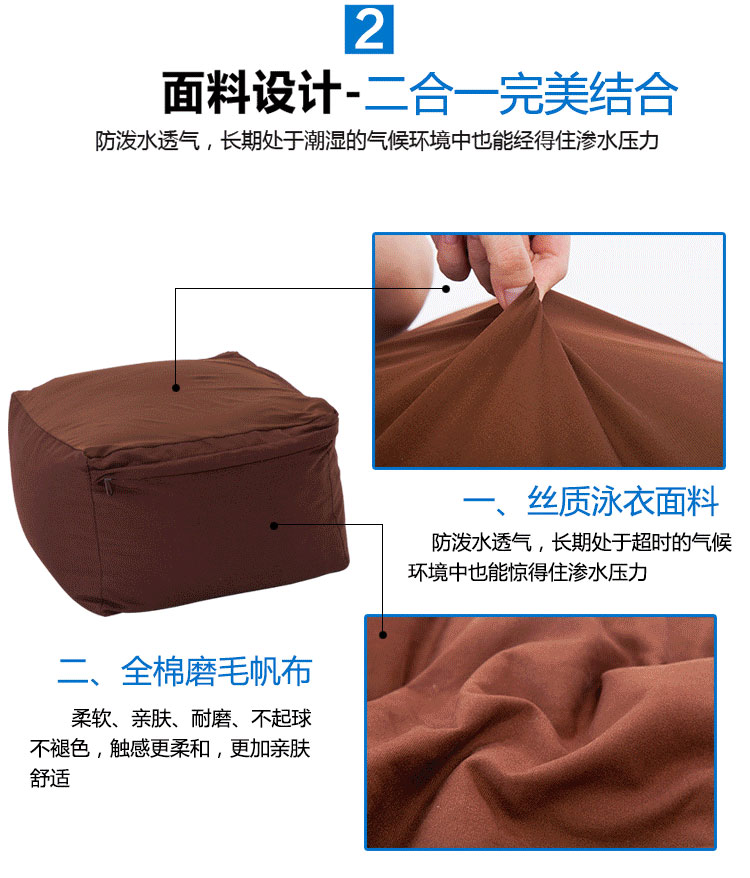 Không cốt lõi áo túi đậu sofa in beanbag bìa rửa áo lót lót tay cơ thể có thể được tùy chỉnh DIY - Ghế sô pha ghế sofa da