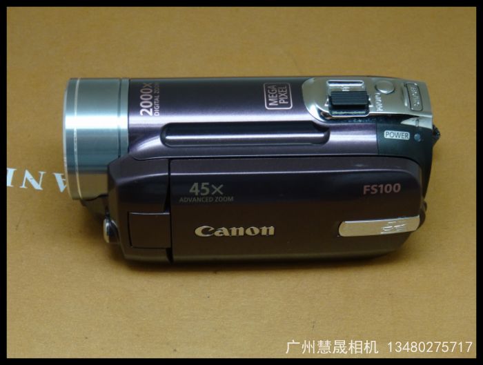 Máy ảnh Canon FS100 chính hãng được sử dụng máy ảnh kỹ thuật số HD chính hãng