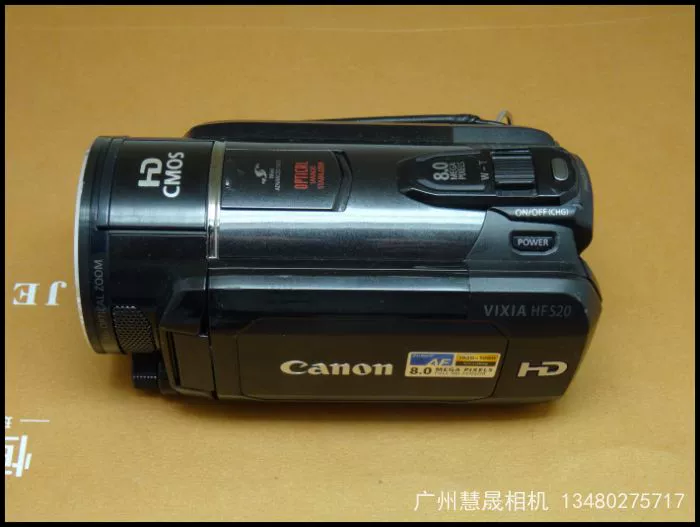 máy ảnh kỹ thuật số Canon Canon HF S20 HD CMOS phổ biến chuyên nghiệp nhà DV du lịch cưới nóng - Máy quay video kỹ thuật số