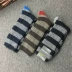Eddie Bauer mùa thu và mùa đông nam ấm áp dày cotton ống vớ nam sọc cao vớ rộng vớ rộng kích thước lớn vớ nam