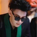 Ретро солнцезащитные очки подходит для мужчин и женщин на солнечной энергии, защита от ультрафиолета, в корейском стиле