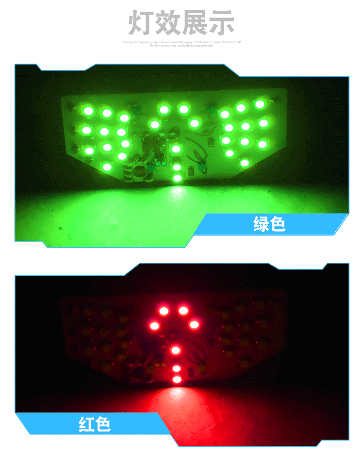 Đèn đuôi xe máy đã được sửa đổi Đèn LED thích hợp cho phụ kiện đèn led bướm Fia Qiaoge JOG - Đèn xe máy đèn trợ sáng xe máy mini