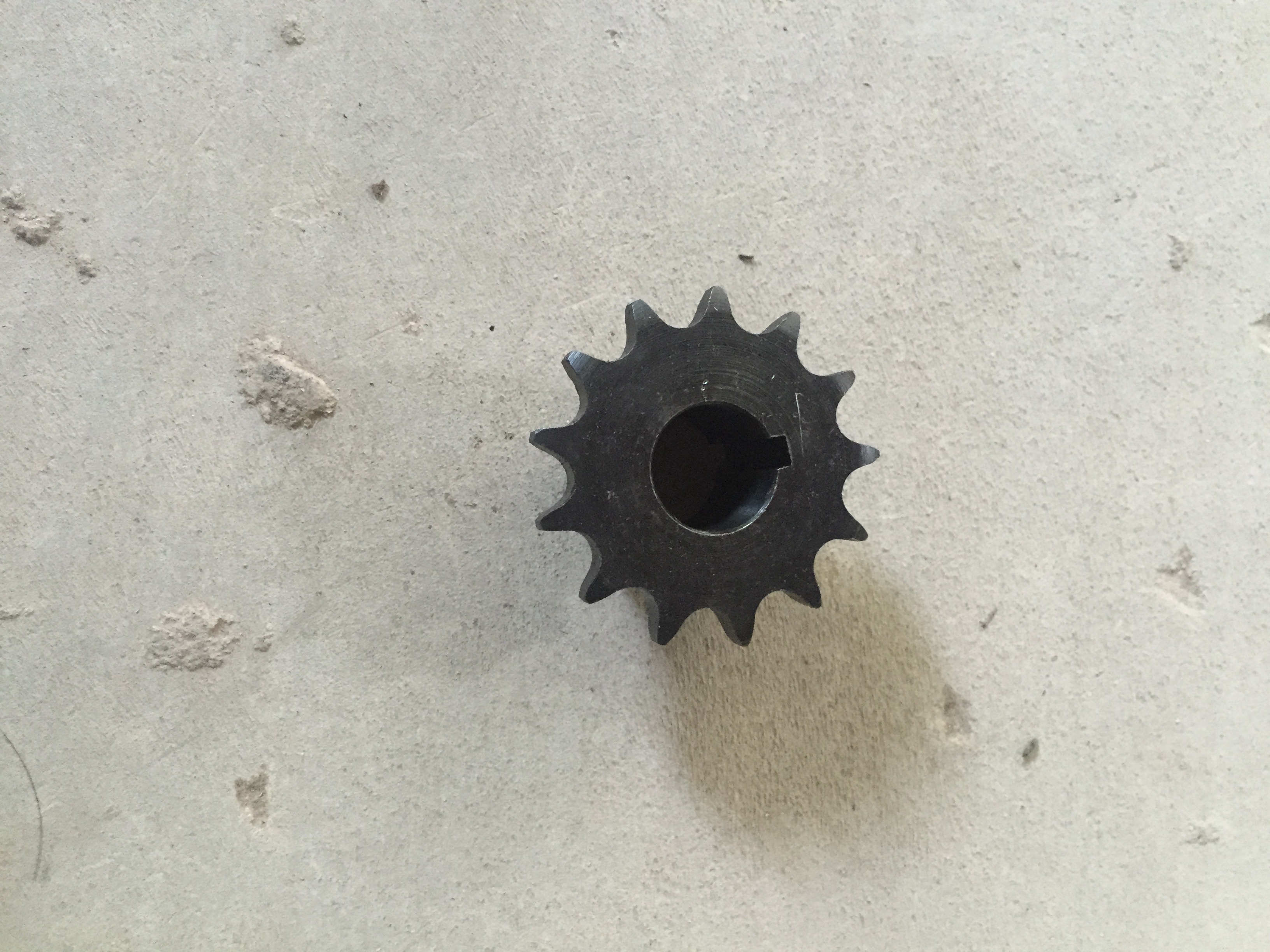 Karting accessories Engine pinion sprocket 13 teeth 15 teeth with Lifan Huasheng engine