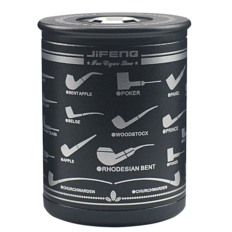 Monsoon JIFENG Tobacco Tobacco Tank Metal Seal Moisture-Proof Moisturizing 70mm Hand Rolls Cigarette Case Large Capacity With Hygrometer