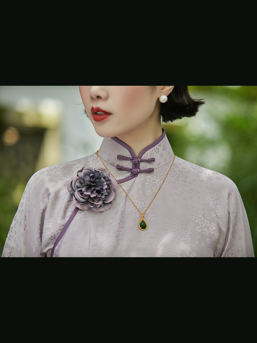 Phalaenopsis TOP Ulara's Spring and Autumn Period Dark Flower Flower True Sleeping Sleeve Silk Ri Cheong top Phalaenopsis TOP Ulara's Spring and Autumn Period Dark Flower Flower True Sleeping Sleeve Silk Ri Cheong top