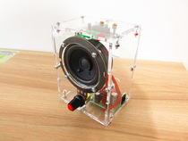 Audio LM386 amplifier kit with shell Computer desktop speaker DIY production small speaker small amplifier