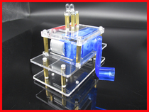 Small miniature hand generator Science and technology invention Experimental electronics DIY production Emergency power supply