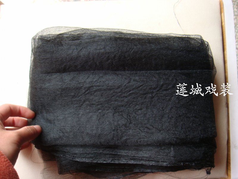 Silk silk veil green clothing blossom tissue title theatre headdress stage accessories do not fade