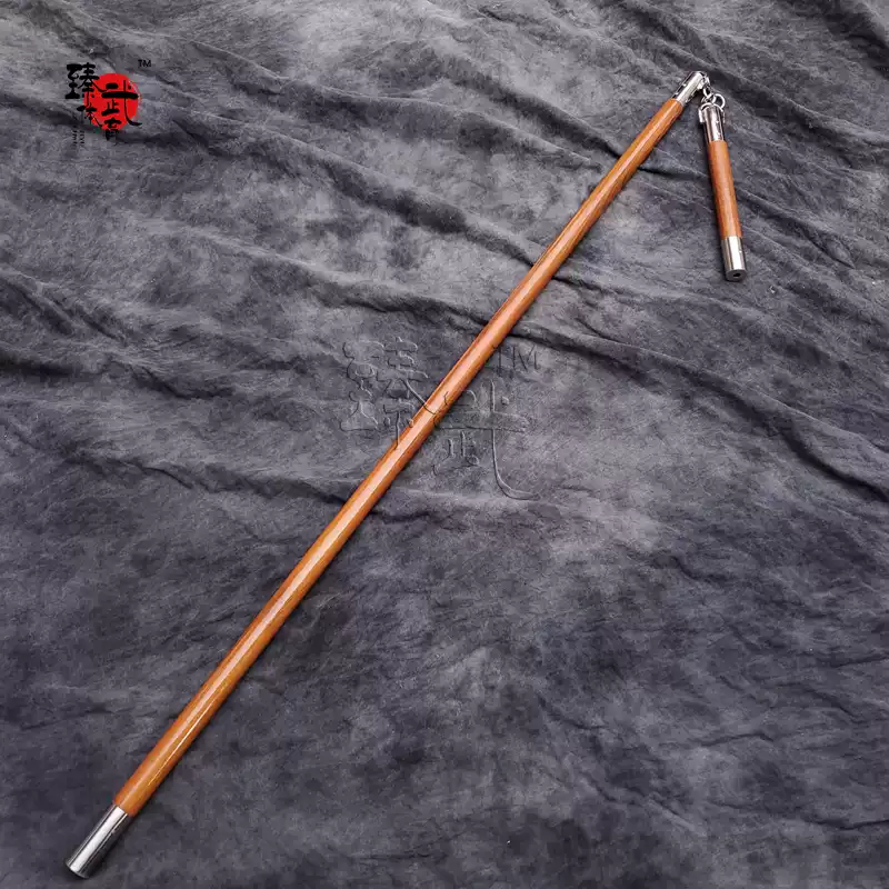 双手长棍武术器材槐木白蜡杆表演用长棍武术训练木棍