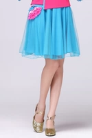 Голубая цветочная марля