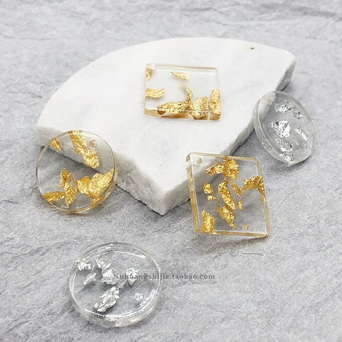 Акриловый аксессуар, геометричная подвеска, серьги, DIY