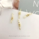 合金上下双孔扭扭棒吊坠 一个 27.5*6*4.5mm