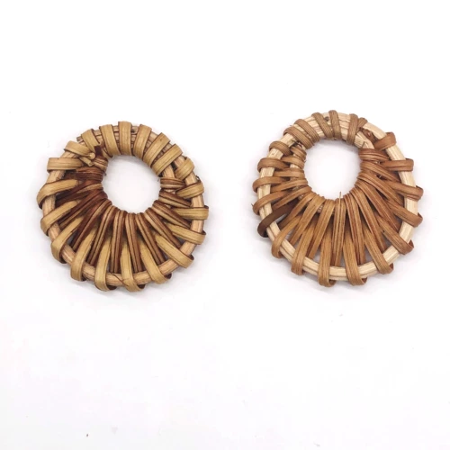 Ретро деревянное кольцо, серьги, аксессуар, DIY