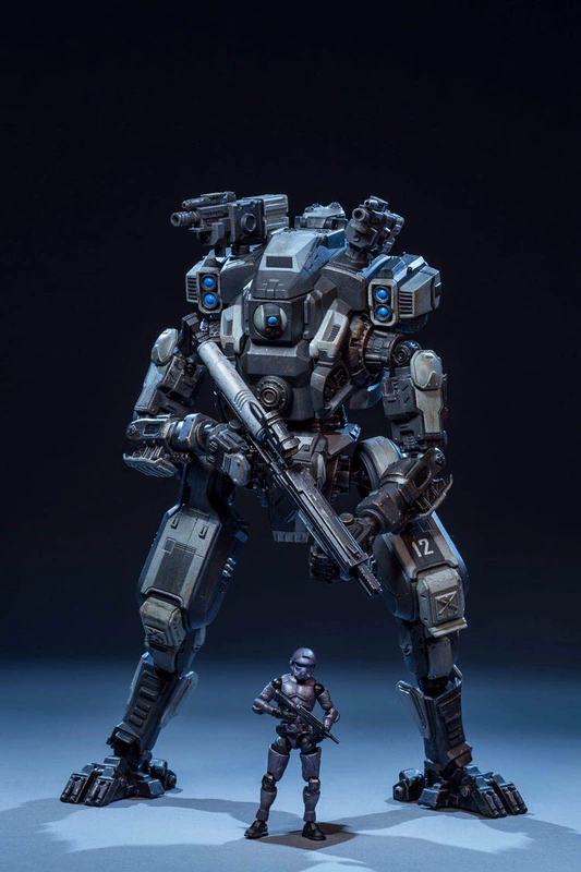 Nguồn tối 1/24 áo giáp lớn có thể di chuyển người lính voi ma mút trẻ em xe quân đội bộ sưu tập quà tặng sinh nhật - Gundam / Mech Model / Robot / Transformers