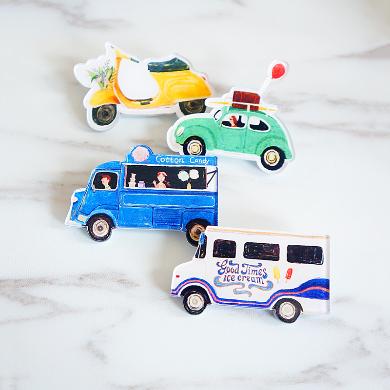 10 korean trinkets pin buckle fashion cartoon cute badge badge collar pin brooch women's and men's accessories