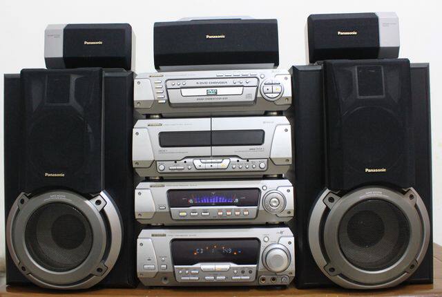 Used combination color New Panasonic SL-DV150 high power DVD COMBO audio