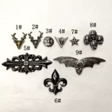 DIY Ghost Head Live Croad Crowet Punk Sage Scood Shoot Race Ribbon Accessories