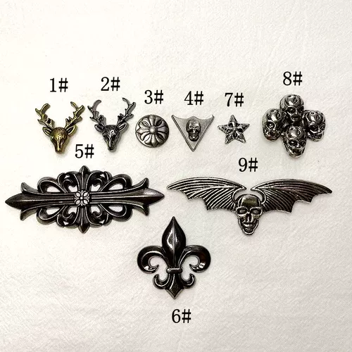 DIY Ghost Head Live Croad Crowet Punk Sage Scood Shoot Race Ribbon Accessories