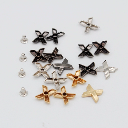 18 БЕСПЛАТНАЯ ПРИМЕНЕНИЯ Сплава сплав DIY13mmx заклепки для одежды пакет материал для обуви аксессуары