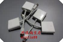 Original Mini DisplayPort to DVI adapter cable video cable connected to Projector