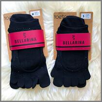 ToeSox Yoga Five Fingers Breathable Anti-Slip Sox Fitness Instep Bare Crystal Socks