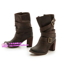 Jeffrey Campbell JF leather ankle boots and Western cowboy cross belt