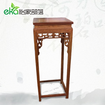 Huanghuali square flower frame solid wood frame Chinese antique flowers Ming and Qing classical hollow carved solid wood high flower frame