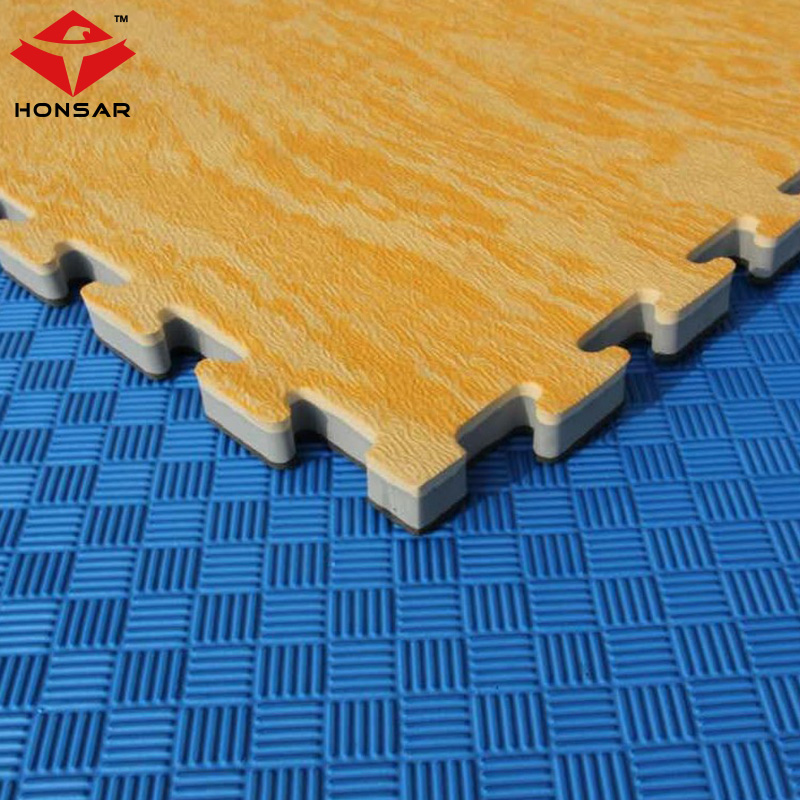 Taekwondo mat Professional thickened mat High density five-grain T-grain wood grain backgrain mat 2 2 5 3 0