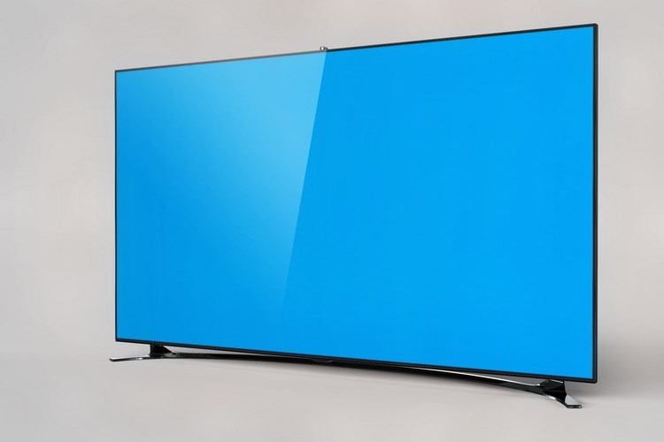C580 màn hình TV thông minh PSD dán mẫu kết xuất mẫu PS mockup vật liệu lớp - TV giá tivi 32 inch