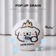 Cute Line Drawing Puppy Washbasin Bathroom Sink Drain Plug Creative Pop-Up Core
