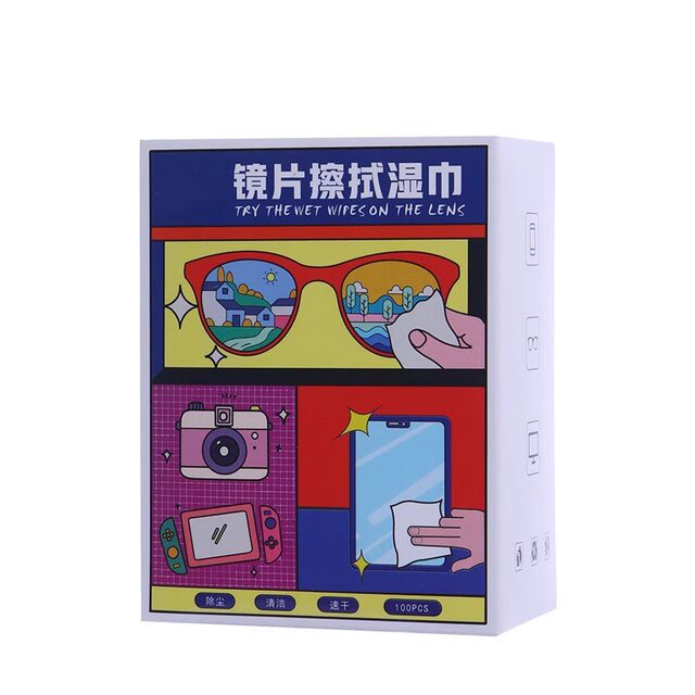 Glasses Cleaning Wipes, Special Eye Cloth, Disposable Wipes, Anti-Fog, Winter, Mobile Phone Screen, Does Not Damage Lenses