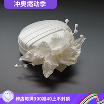 Hair accessories new style super fairy satin lily of the valley flower wedding dress hairpin photo studio photo props bridal makeup
