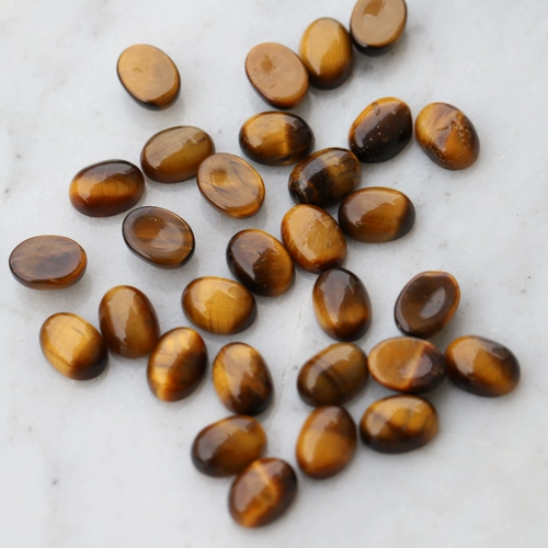 Натуральный драгоценный камень для кольца, маленький аксессуар с аметистом, аксессуары, 6×8мм, DIY