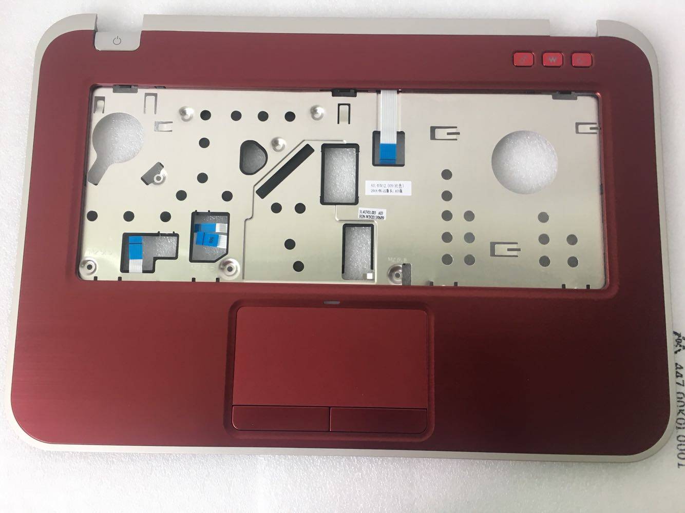 New Original Dell Dell Inspiron 15Z-5523 C Case Red Grey with Trackpad