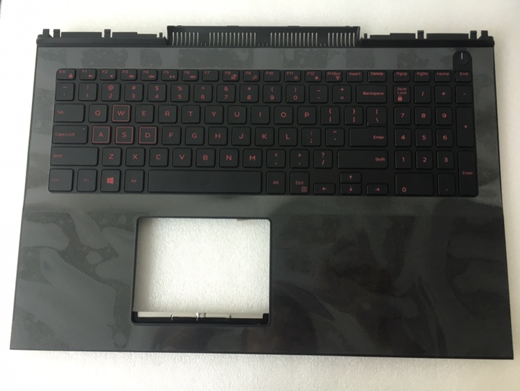 Dell Dell Inspiron Game Box 7000 7566 7567 C Shell with Keyboard Red Text Backlight Brand New